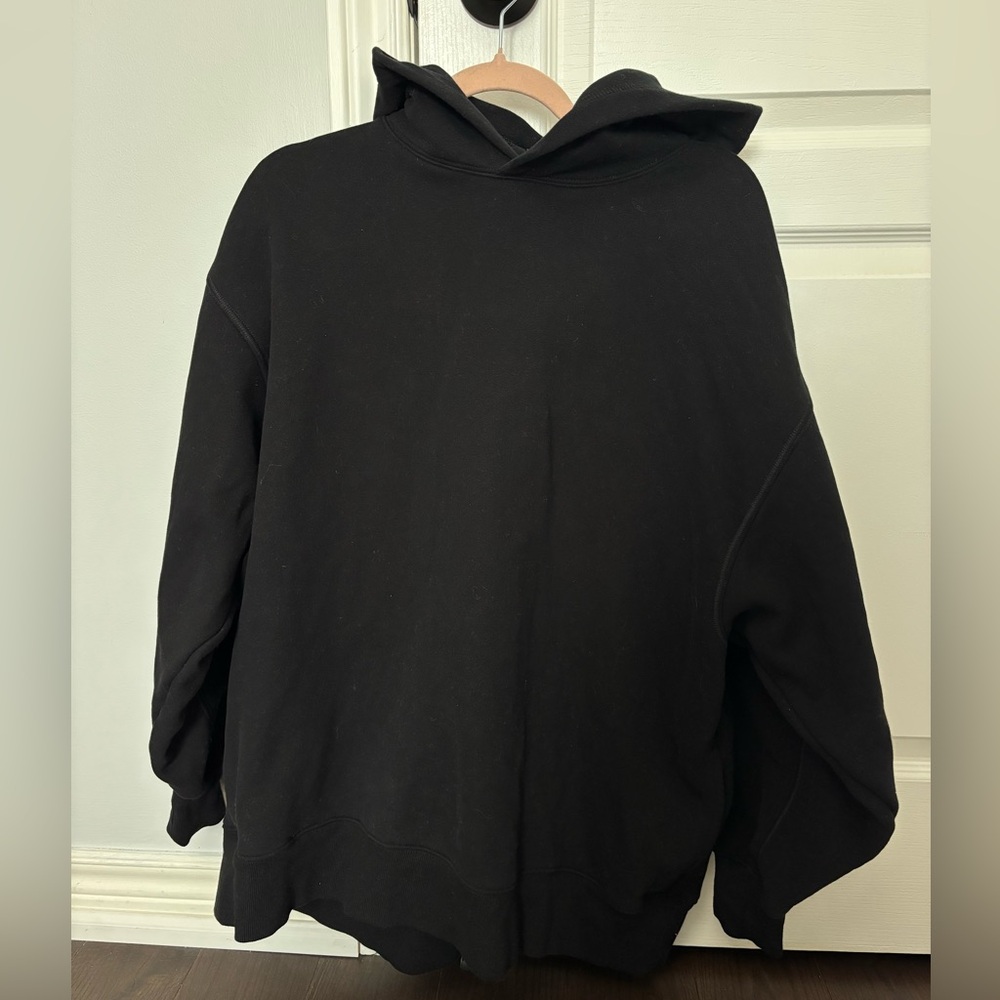 TNA Black Cozy Sweatfleece Mega Hoodie